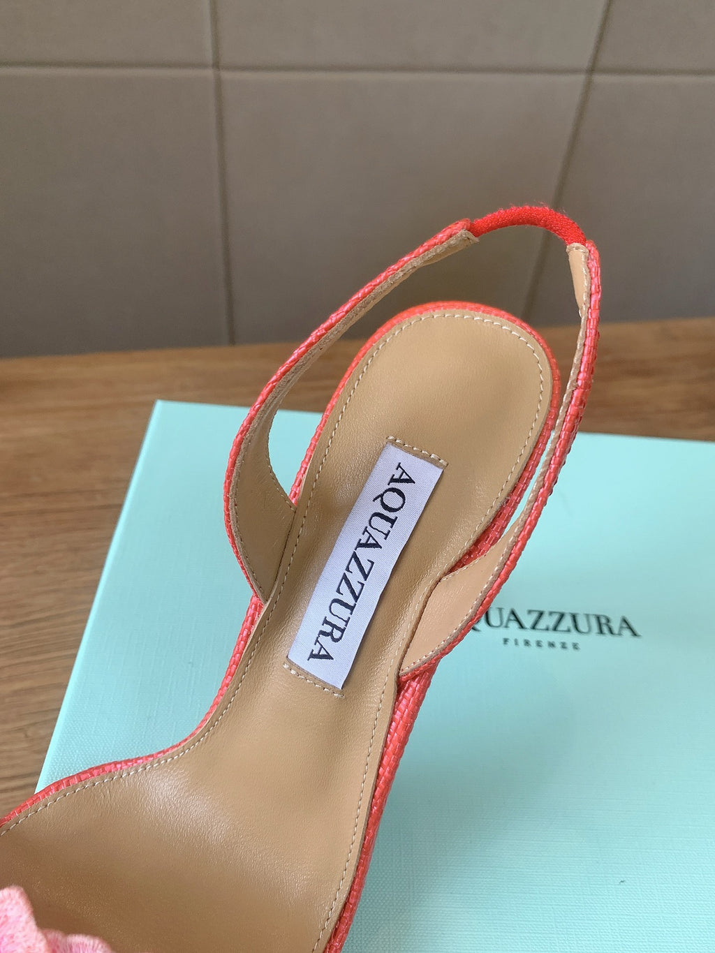 Aquazzura 2026SS Rose Gold & Teal Heels EU 35-43 Edition 3 - detail image 7