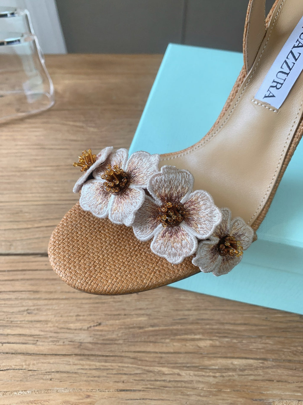 Aquazzura 2026SS Rose Gold & Teal Heels EU 35-43 Edition 2 - detail image 6