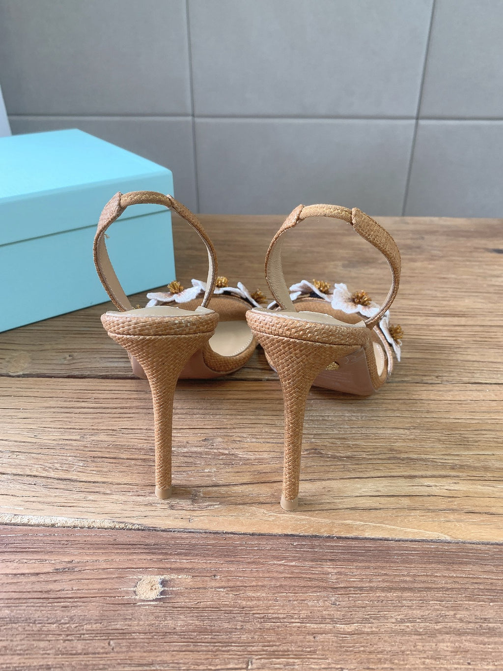 Aquazzura 2026SS Rose Gold & Teal Heels EU 35-43 Edition 2 - detail image 5