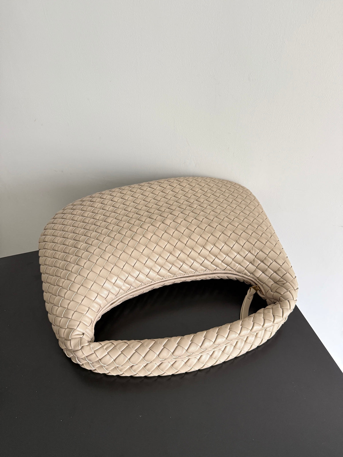 Bottega Veneta 856737 Black Hobo Bag - detail image 4