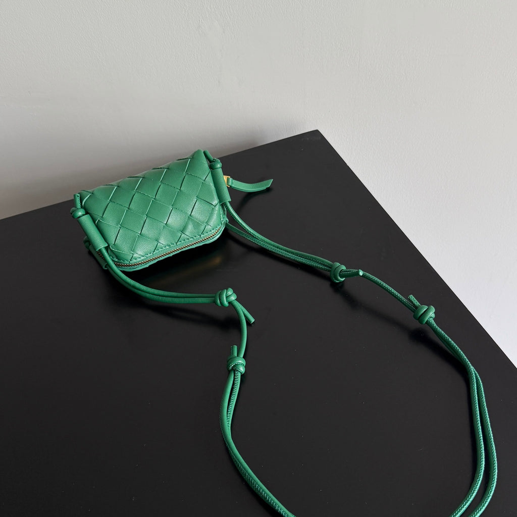 Bottega Veneta 855179 Black & Green Mini Bag - detail image 6