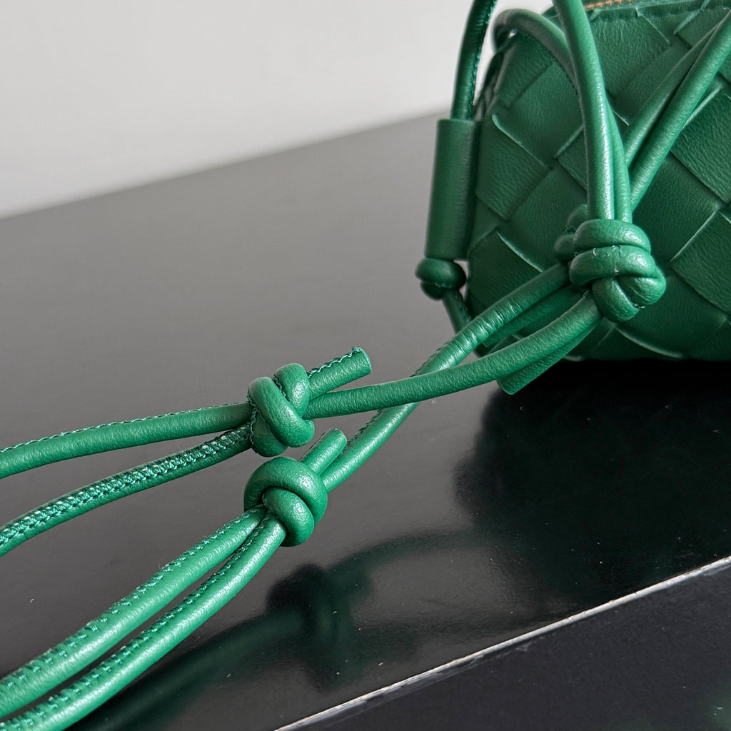 Bottega Veneta 855179 Black & Green Mini Bag - detail image 5