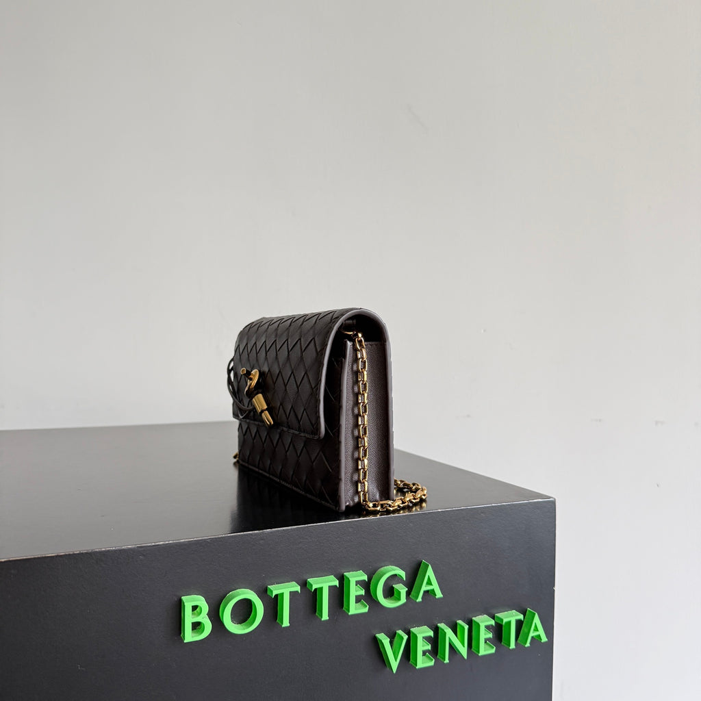 Bottega Veneta 844107 Black Chain Bag - detail image 2