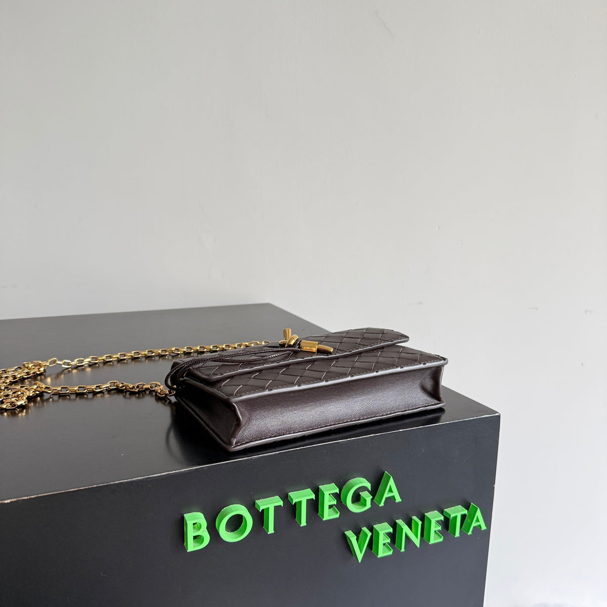 Bottega Veneta 844107 Black Chain Bag - detail image 4