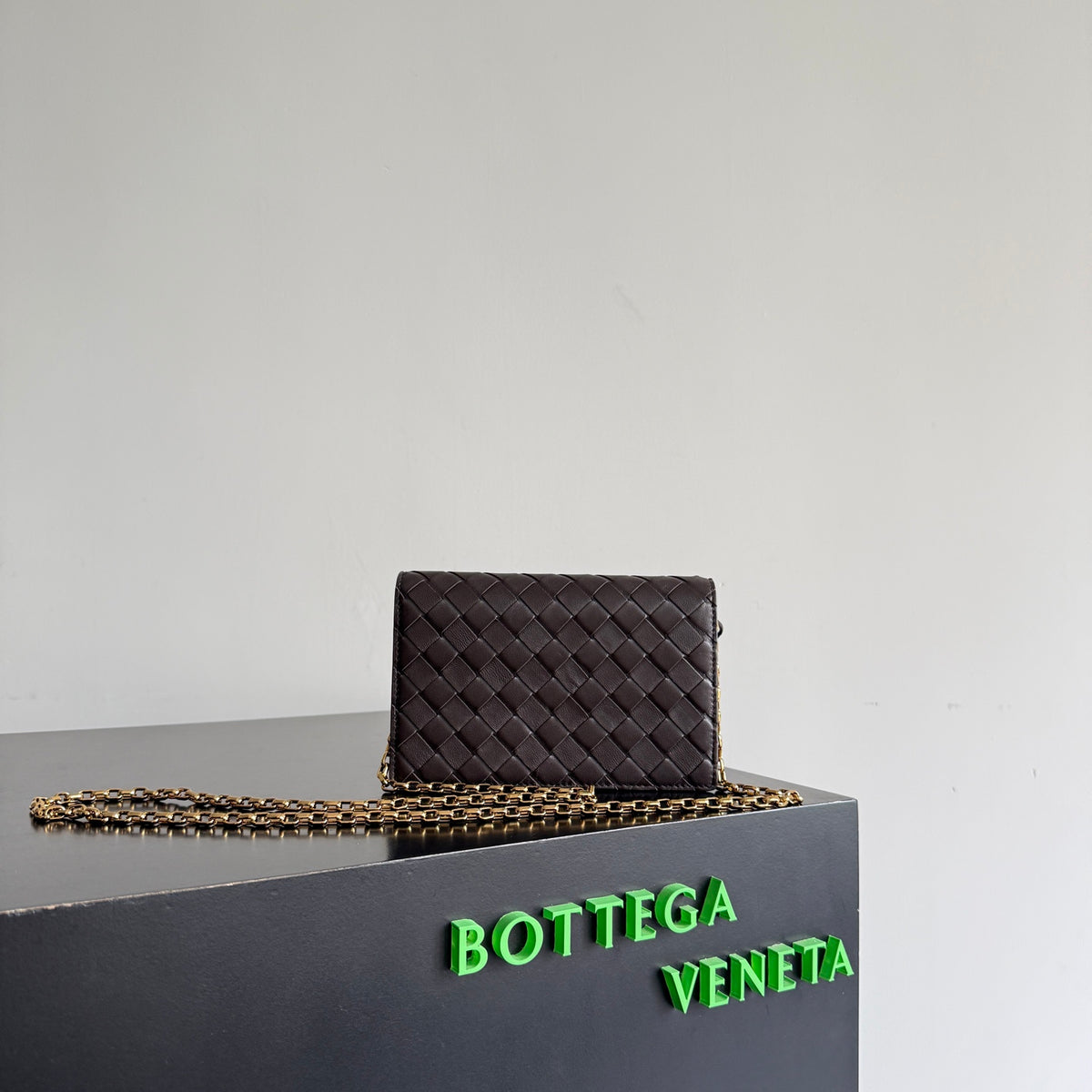 Bottega Veneta 844107 Black Chain Bag - detail image 3