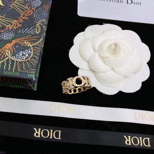 18K Dior Revolution Chain Ring