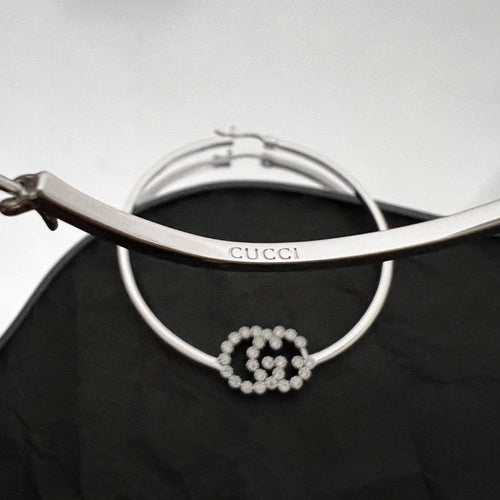 18K Double Gucci Running Diamond Bracelet