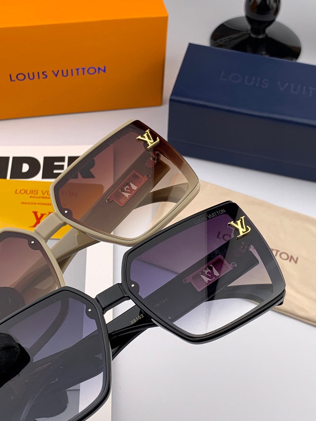 LOUIS VUITTON MONOGRAM SUNGLASS L3619 IN ACETATE FRAME