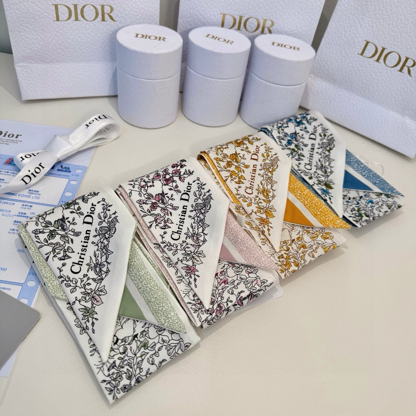 DIOR RIBBON IN SILK 591426