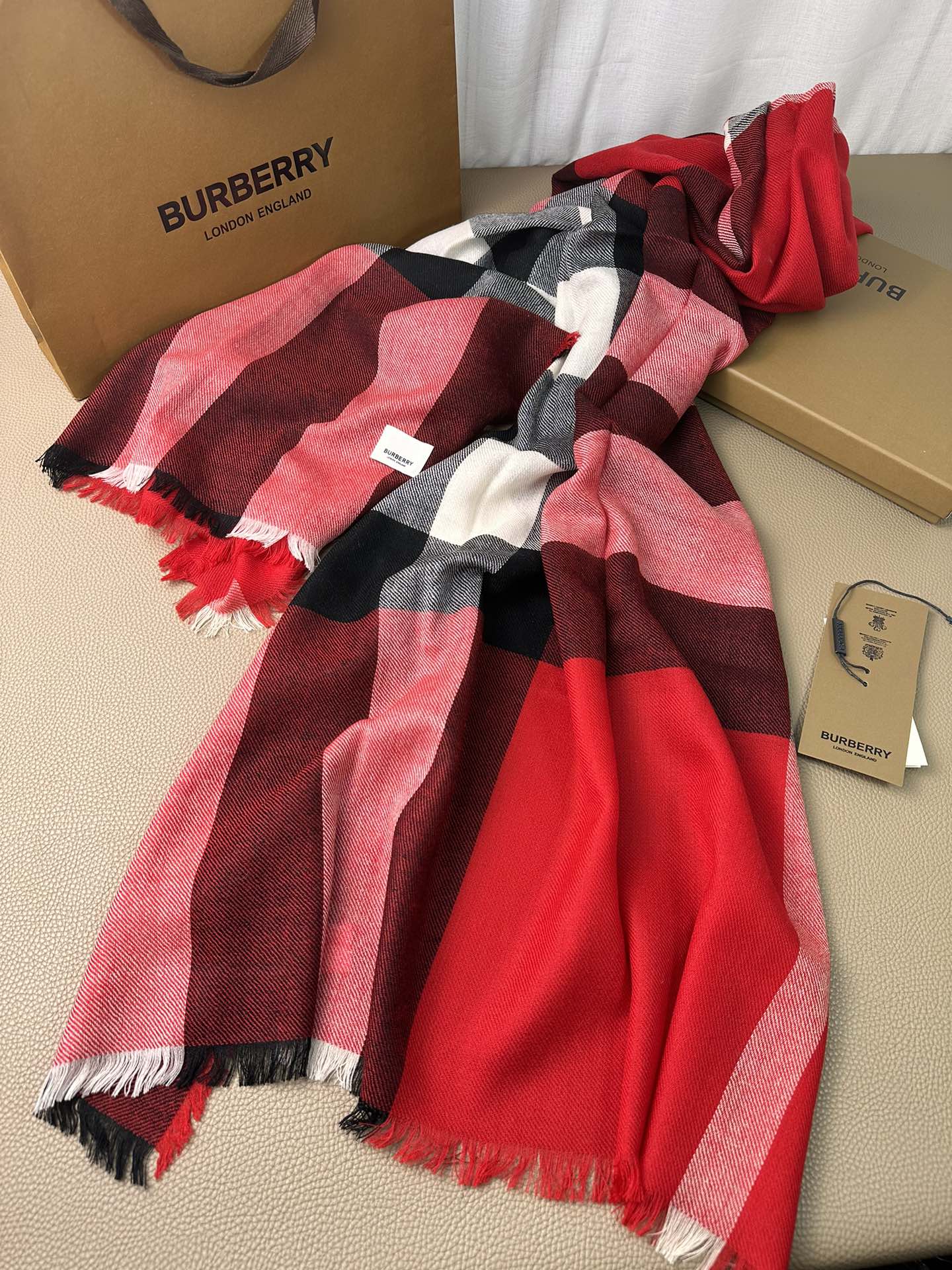 BBR SCARF 200 CM IN CASHMERE 474277