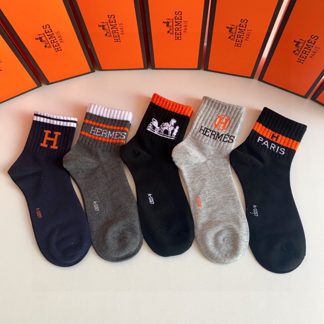 HERMES LOW-CUT SOCKS 274600 (1 BOX)