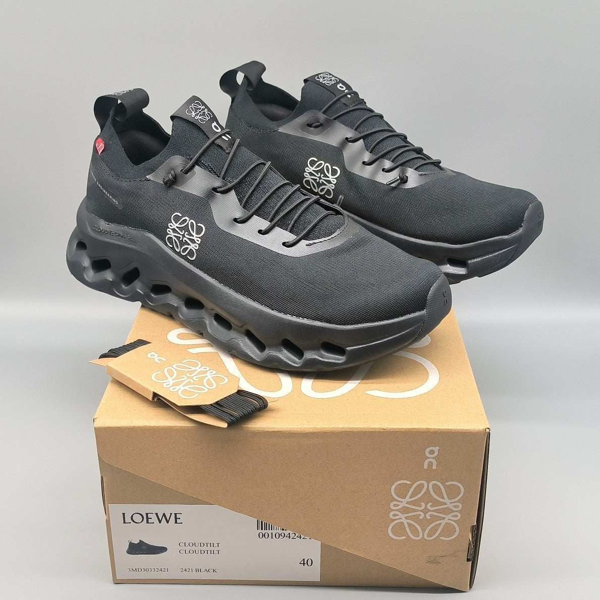 LOEWE CLOUDTILT SNEAKER BLACK POLYESTER