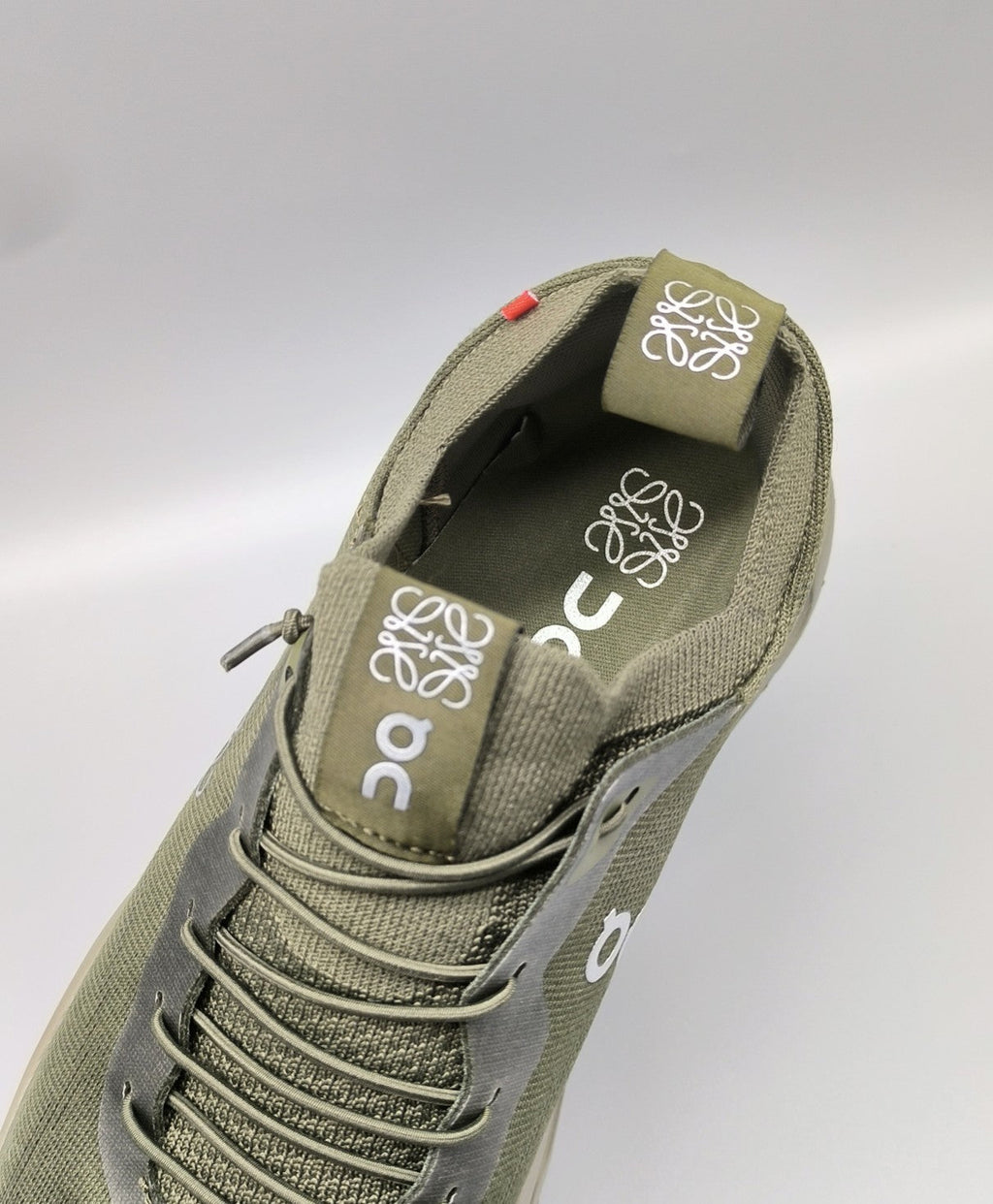 LOEWE CLOUDTILT SNEAKER OLIVE POLYESTER