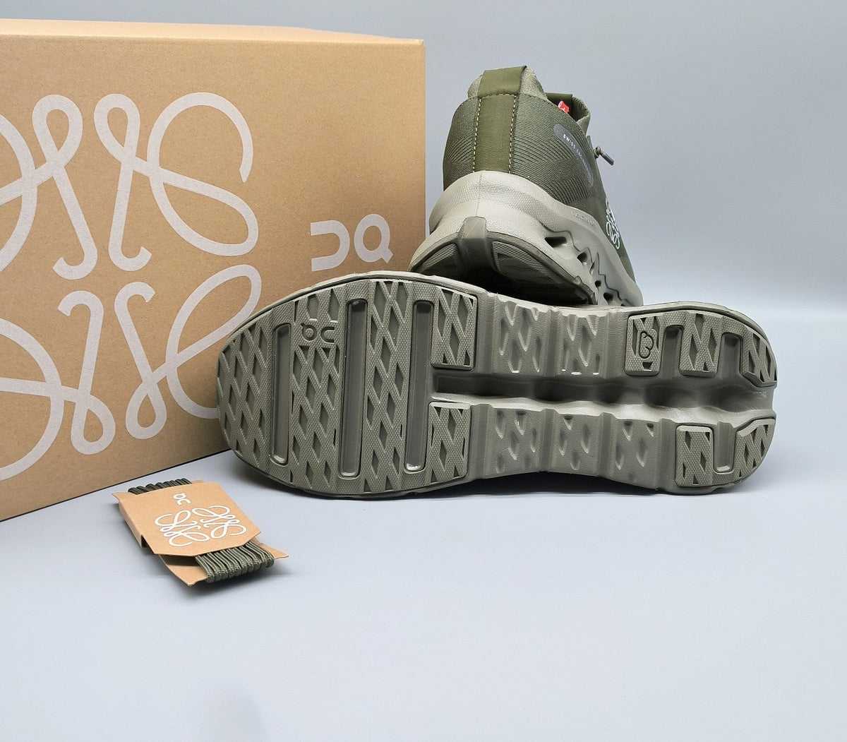 LOEWE CLOUDTILT SNEAKER OLIVE POLYESTER