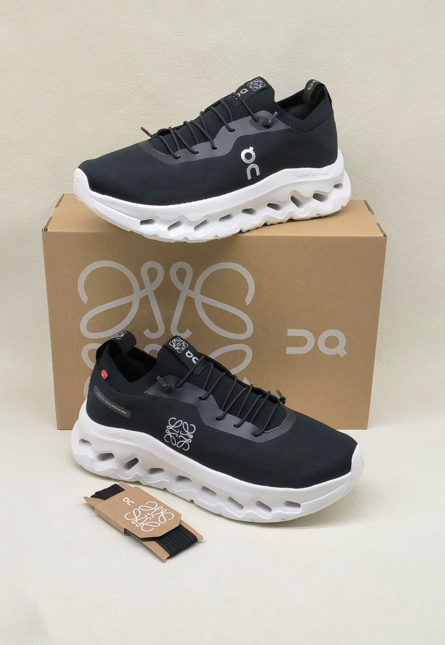 LOEWE CLOUDTILT SNEAKER BLACK-WHITE POLYESTER