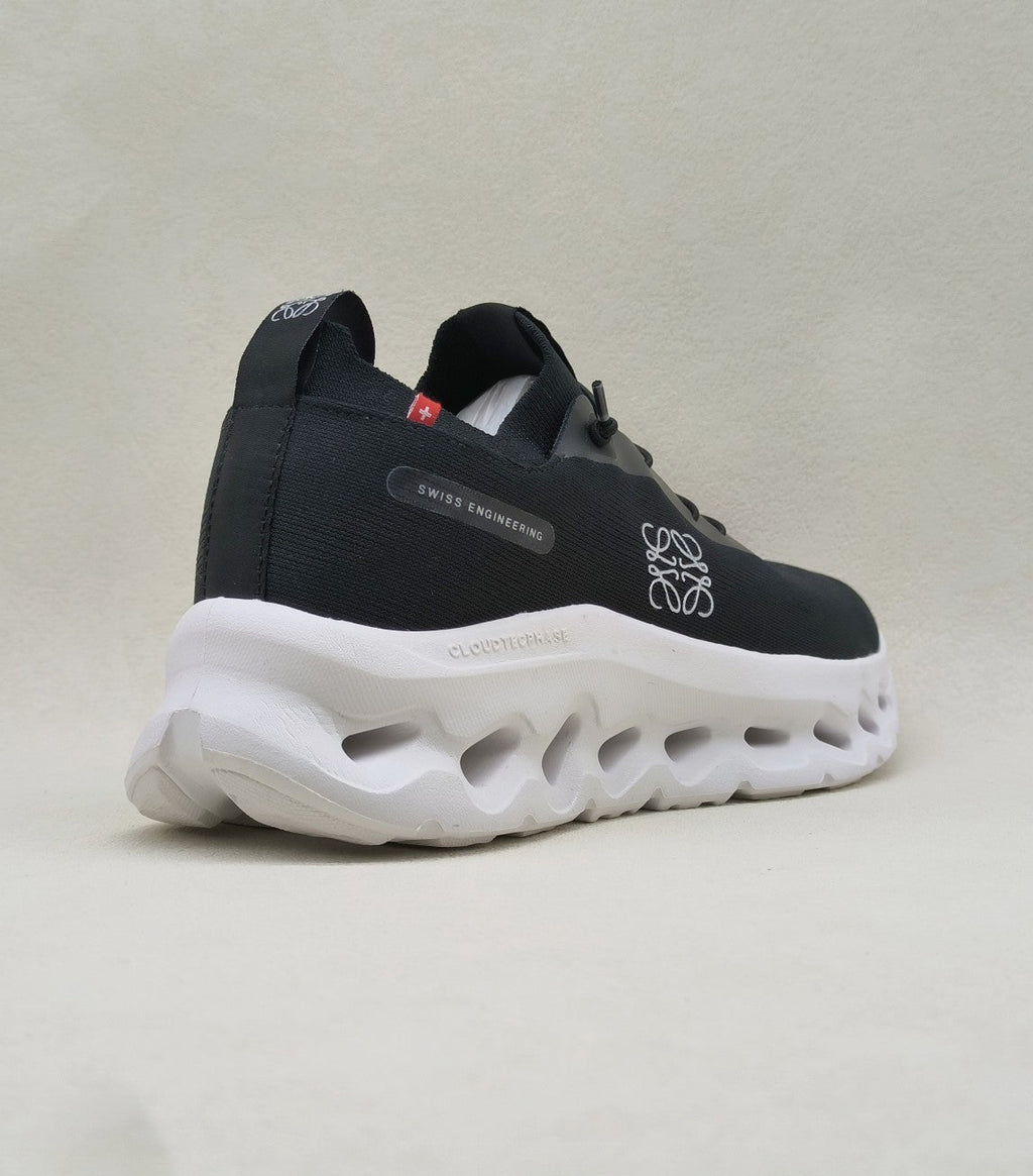 LOEWE CLOUDTILT SNEAKER BLACK-WHITE POLYESTER