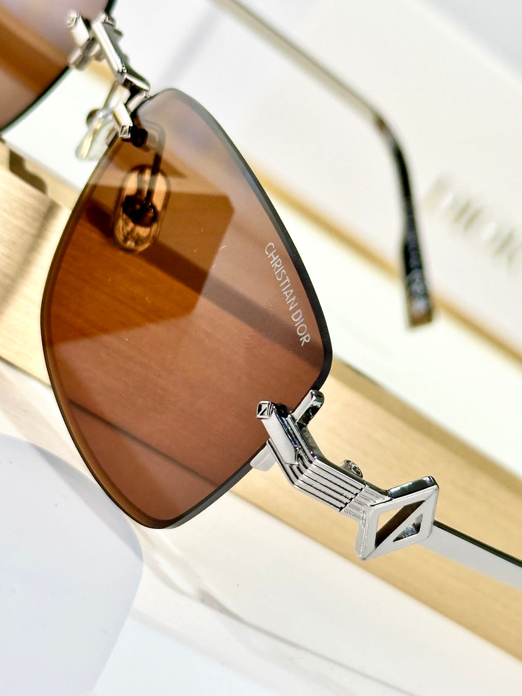 DIOR MONTAIGNE SUNGLASS CD DIAMOND S11U IN METAL
