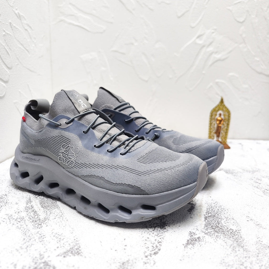 LOEWE CLOUDTILT SNEAKER IN SHARK GRAY RECYCLED POLYESTER