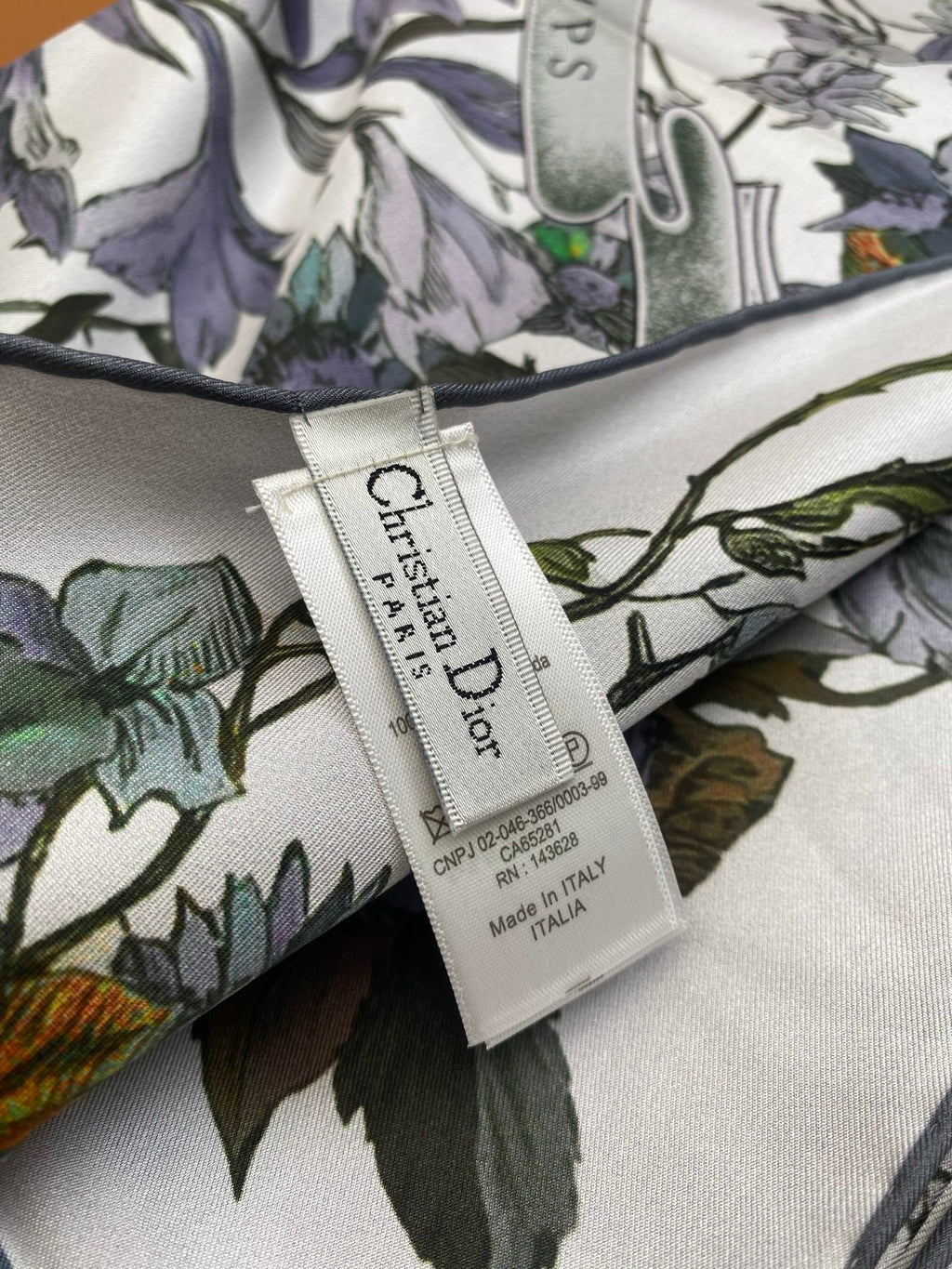 DIOR SCARF 90 CM IN SILK FABRIC 703661