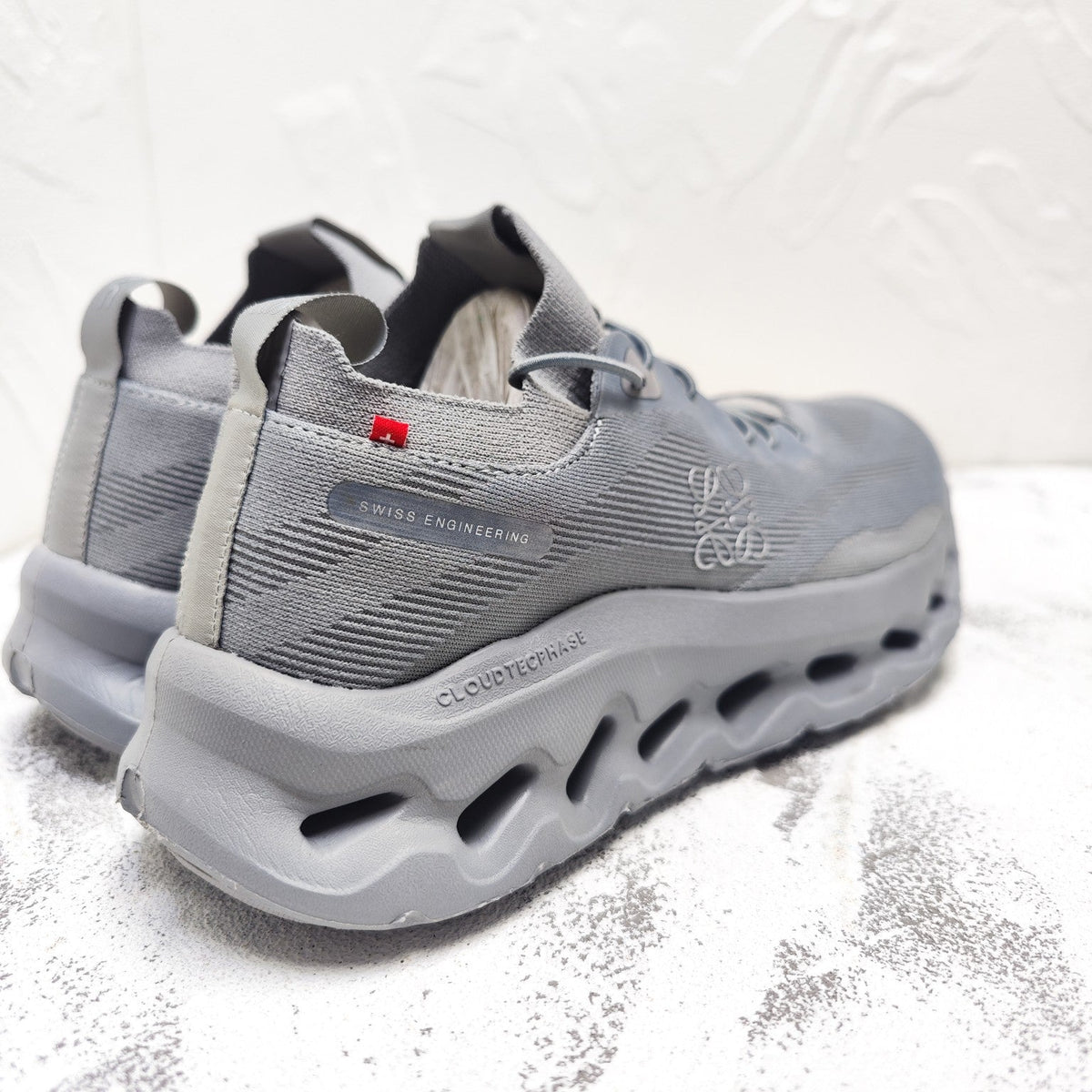 LOEWE CLOUDTILT SNEAKER IN SHARK GRAY RECYCLED POLYESTER