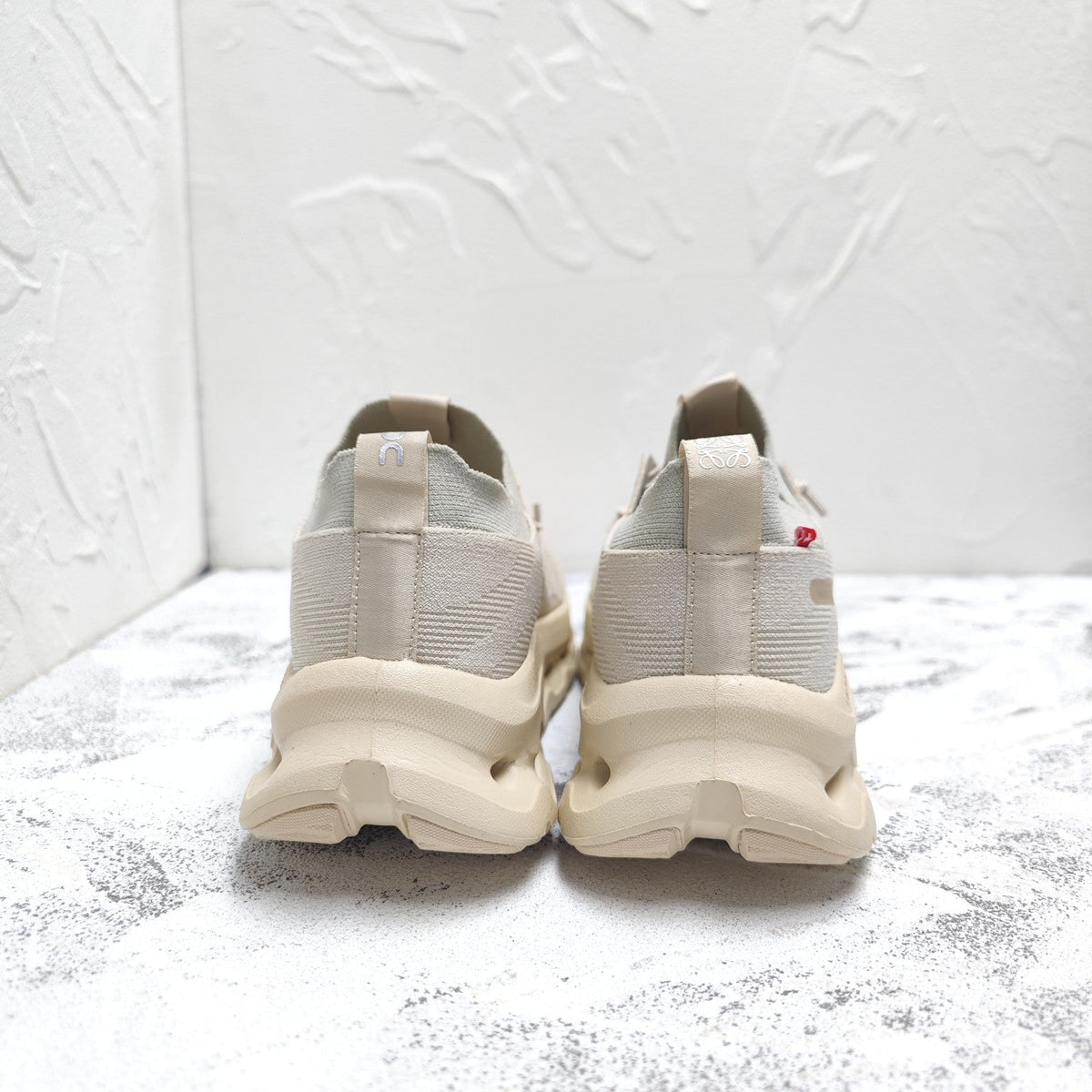 LOEWE CLOUDTILT SNEAKER IN PALE GRAY RECYCLED POLYESTER