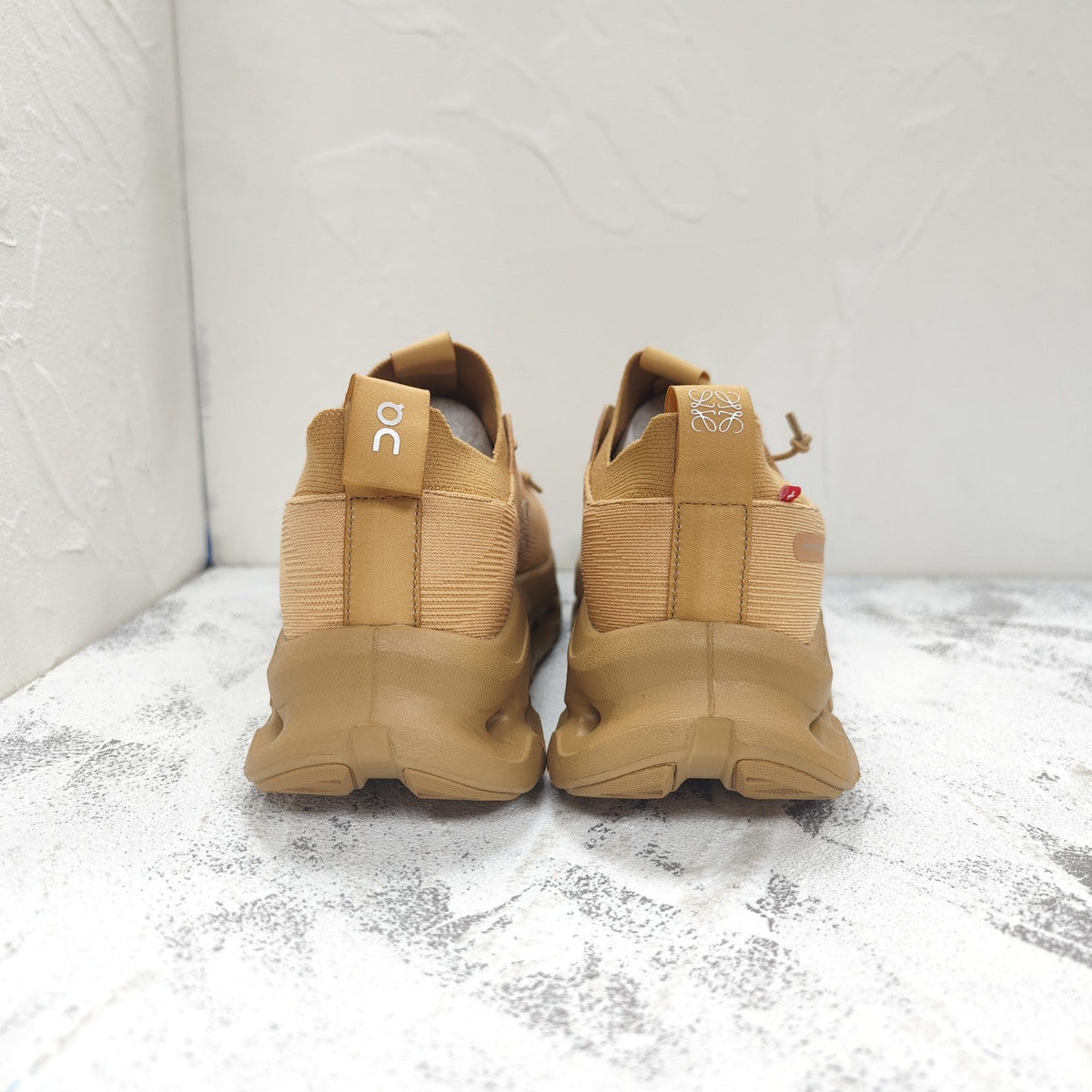 LOEWE CLOUDTILT SNEAKER IN TORTILLA BROWN RECYCLED POLYESTER