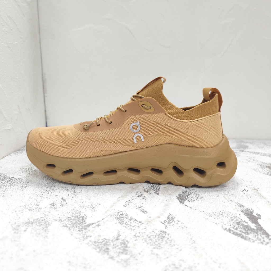 LOEWE CLOUDTILT SNEAKER IN TORTILLA BROWN RECYCLED POLYESTER