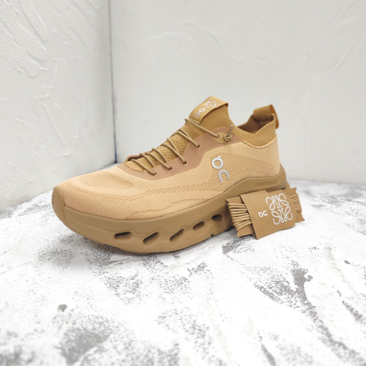 LOEWE CLOUDTILT SNEAKER IN TORTILLA BROWN RECYCLED POLYESTER