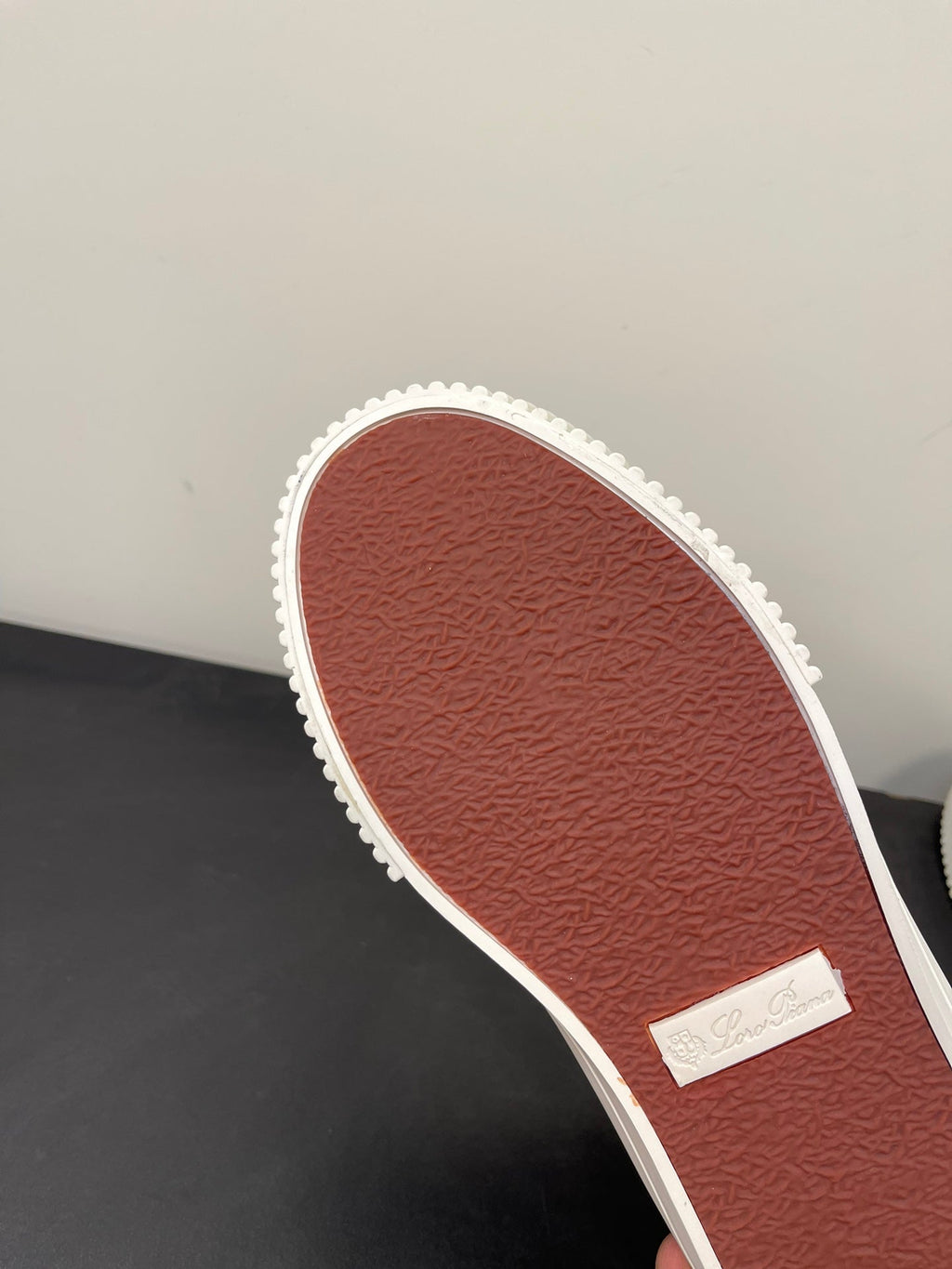 LORO PIANA CLASSIC BISCUIT SNEAKER SAPPHIRE CALFSKIN
