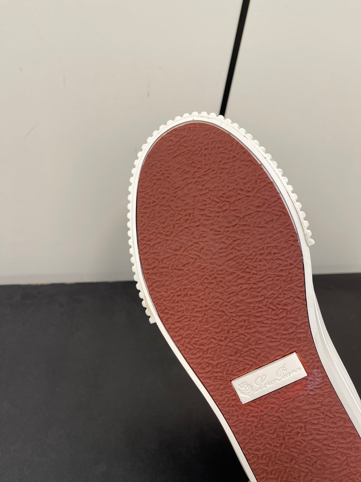 LORO PIANA CLASSIC BISCUIT SNEAKER SKY CALFSKIN