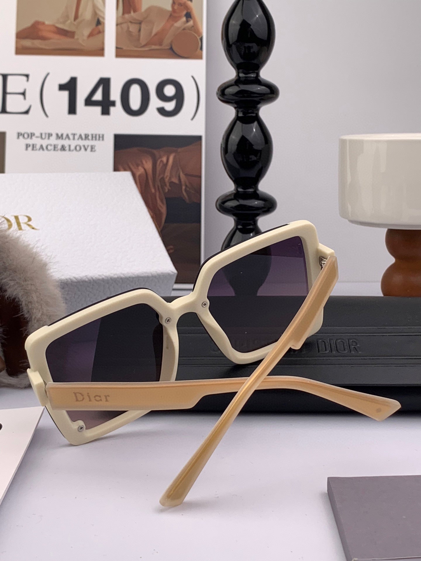 DIOR MONTAIGNE SUNGLASS D7191 IN ACETATE