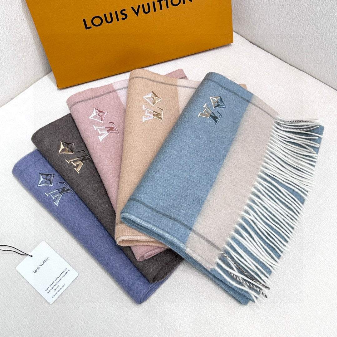 LOUIS VUITTON LV SCARF 180 CM IN CASHMERE 700797
