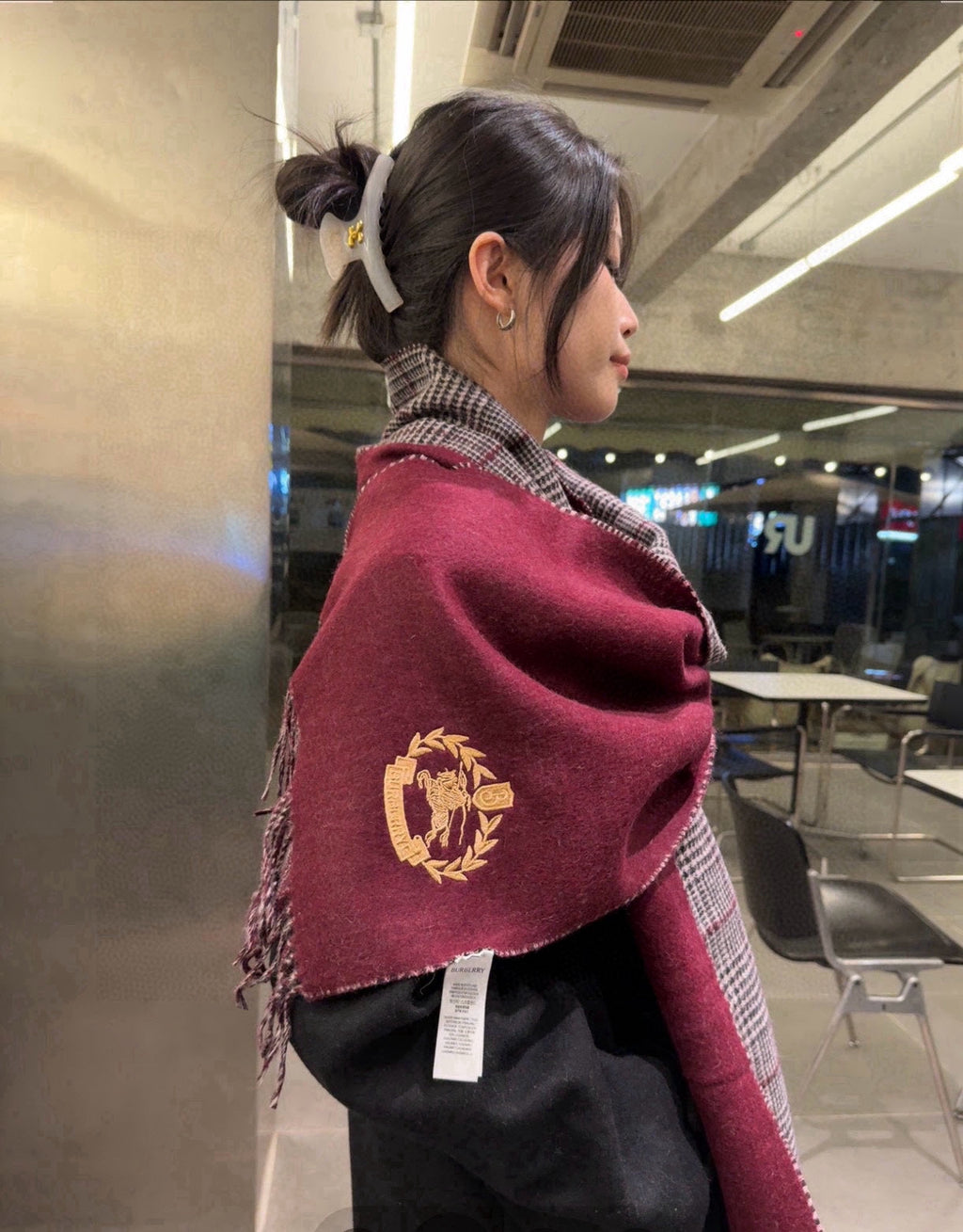 BBR SCARF 180 CM IN CASHMERE 481059