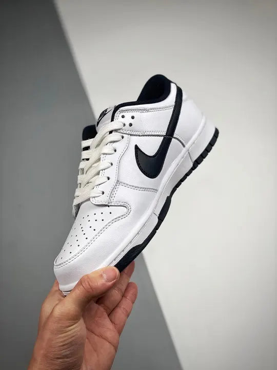 Nike Dunk Low White Black classic - Hình 5