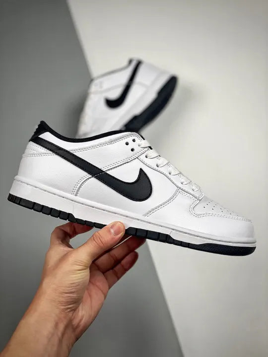 Nike Dunk Low White Black classic - Hình 2