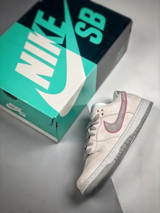 Nike SB Dunk Low Grey Pink - Hình 3
