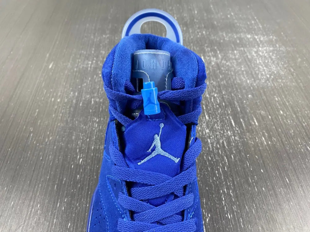 Air Jordan 6 Retro Blue Suede - Hình 10
