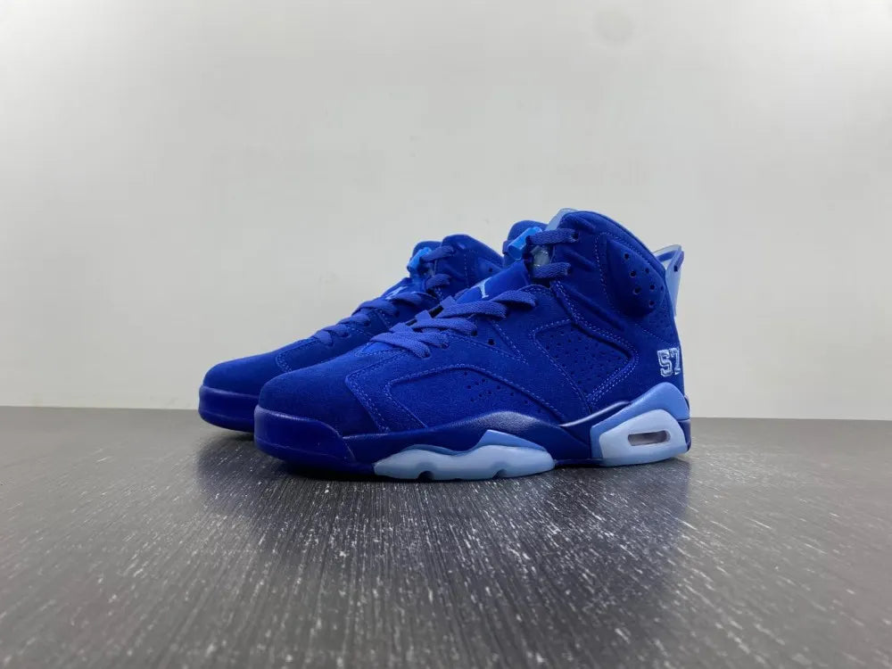 Air Jordan 6 Retro Blue Suede - Hình 15