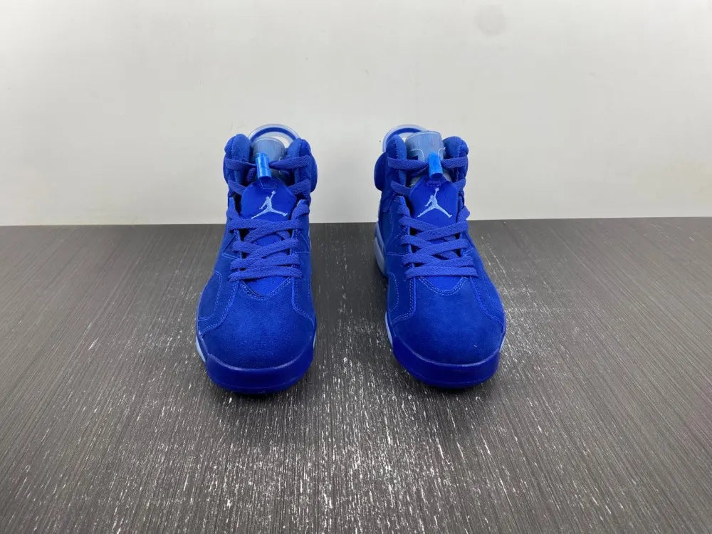 Air Jordan 6 Retro Blue Suede - Hình 4