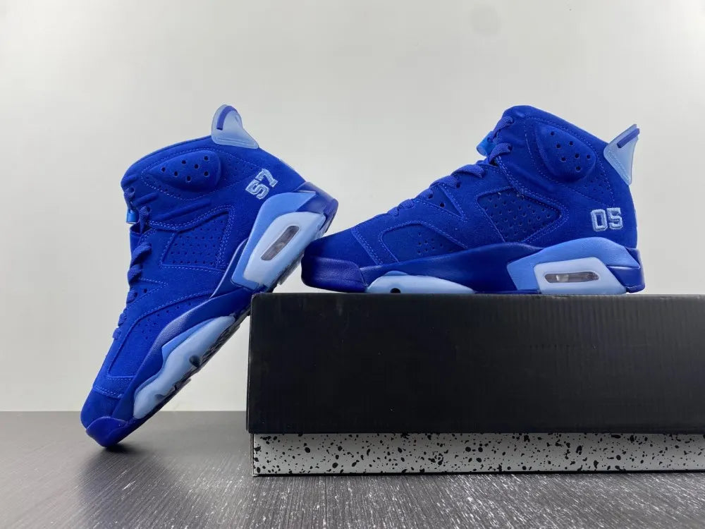 Air Jordan 6 Retro Blue Suede - Hình 7