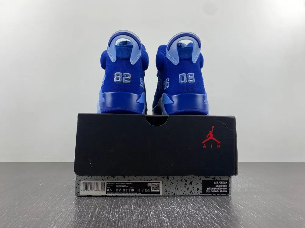 Air Jordan 6 Retro Blue Suede - Hình 3