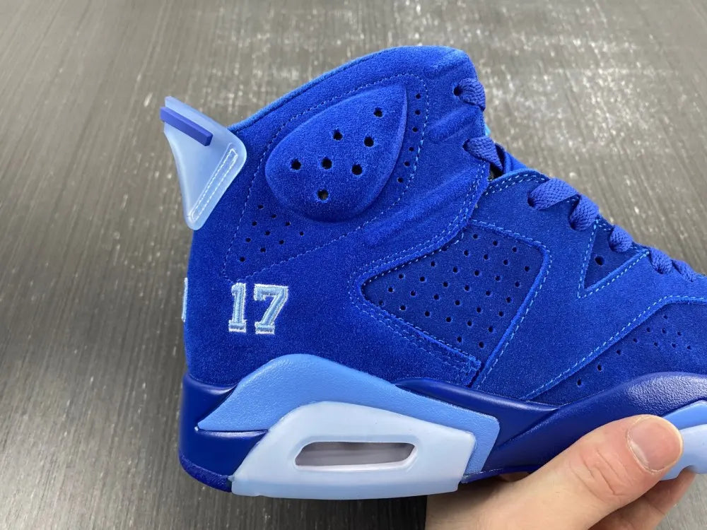 Air Jordan 6 Retro Blue Suede - Hình 12