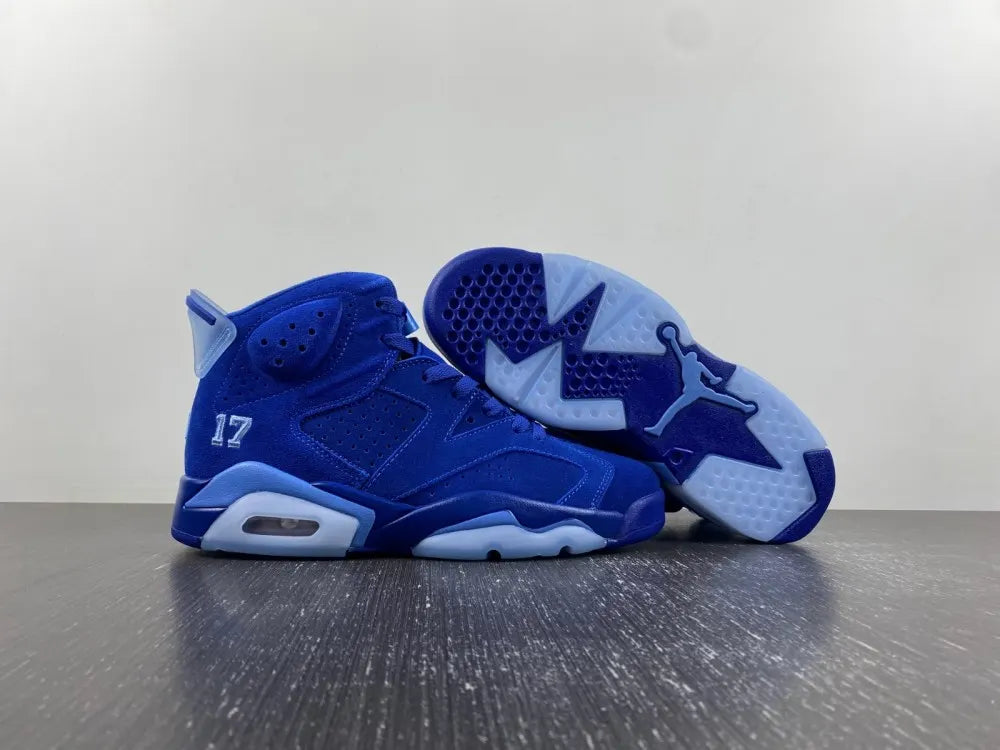 Air Jordan 6 Retro Blue Suede - Hình 14