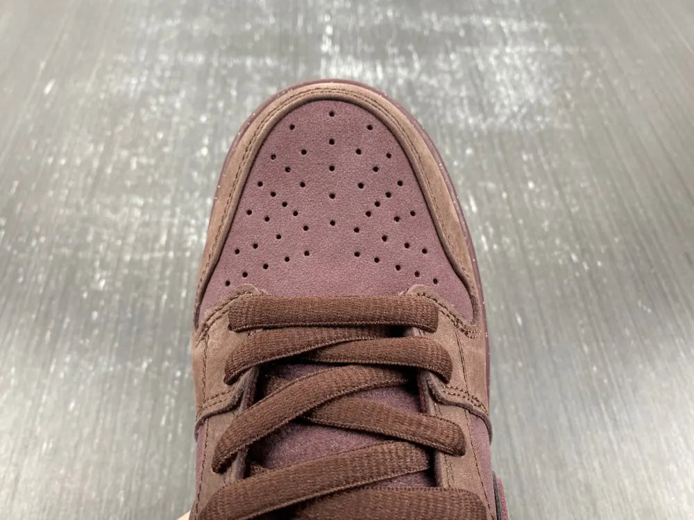 custom Nike Dunk Low Burgundy Crush - Hình 14