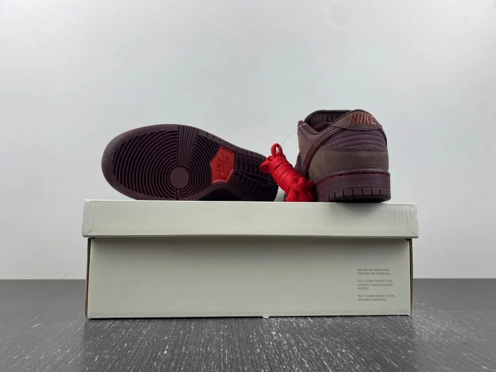 custom Nike Dunk Low Burgundy Crush - Hình 3
