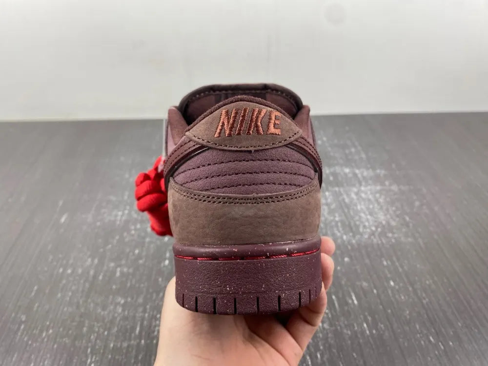 custom Nike Dunk Low Burgundy Crush - Hình 10