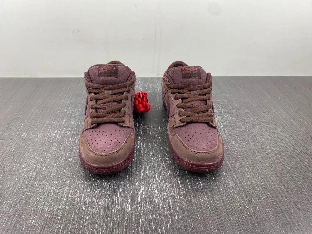 custom Nike Dunk Low Burgundy Crush - Hình 5