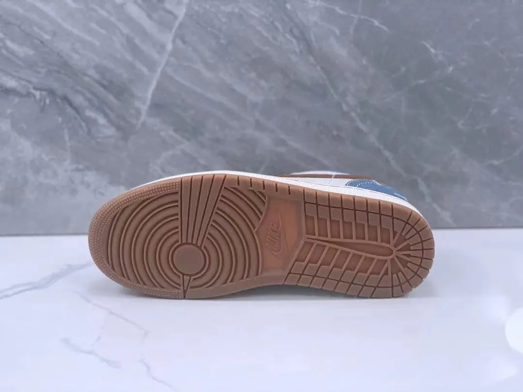 Air Jordan 1 Low Denim Brown - Hình 5