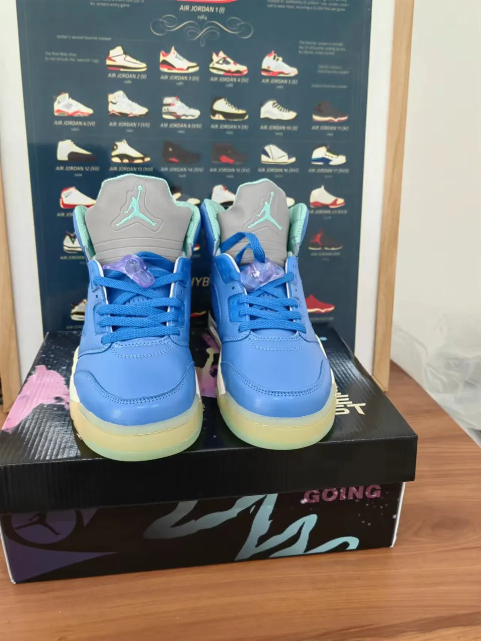 Air Jordan 5 Retro UNC - Hình 2
