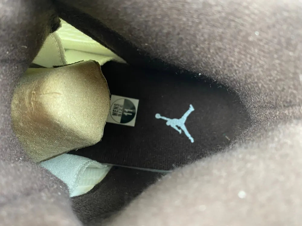 Air Jordan 5 White Burgundy - Hình 10